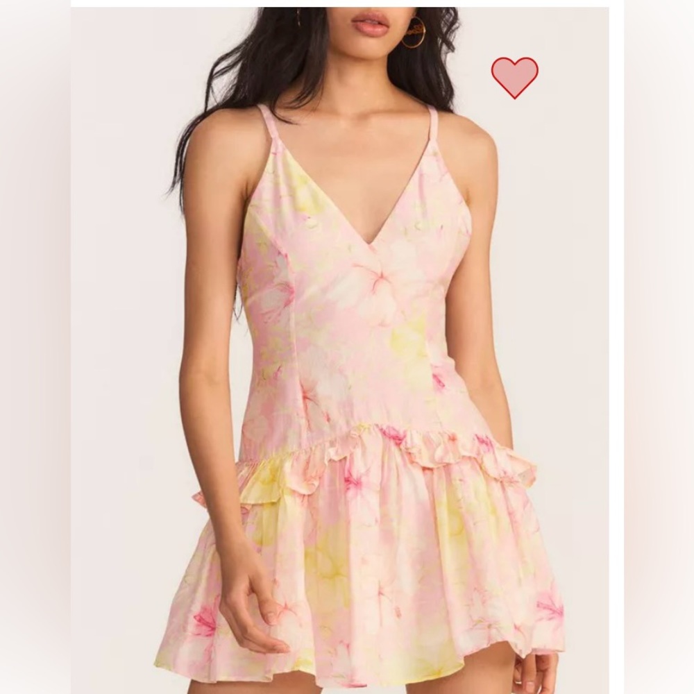 LoveShackFancy Fabienne Mini Dress